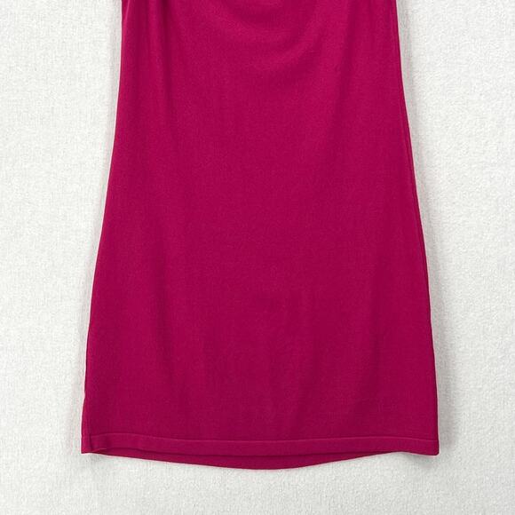 THEO THE LABEL Knit Slip Dress Womens Small Pink Mini Strappy Stretch NEW - Picture 6 of 13